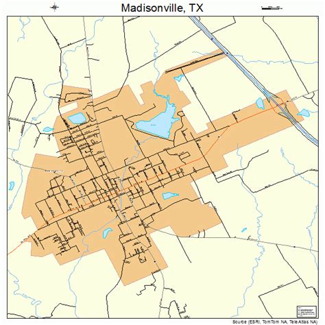 Madisonville Tx On Map