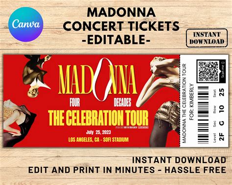 madonna celebration tour tickets