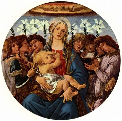 madonna with child and angels