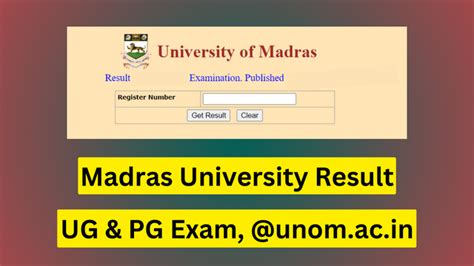 madras university result 2024 3rd semester