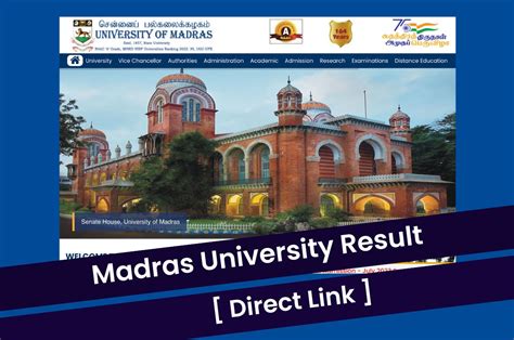 madras university result 2024 date