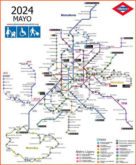 madrid subway map 2023