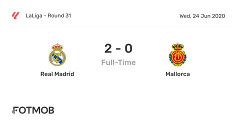 madrid vs mallorca score