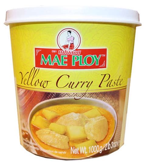 MAE PLOY YELLOW CURRY PASTE 1KG Talard Thai Food Service