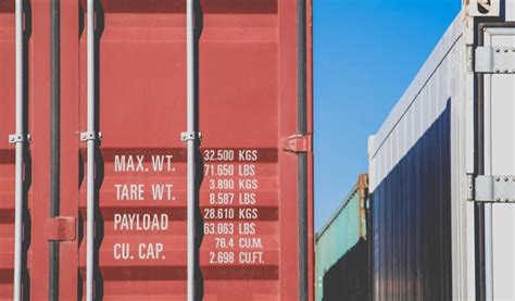 maersk container tare weight