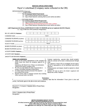 maersk line payment deposit slip