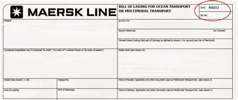 maersk sealand scac code