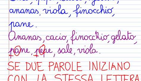 Ordine alfabetico- parte I-italiano in seconda-Settembre - Maestra