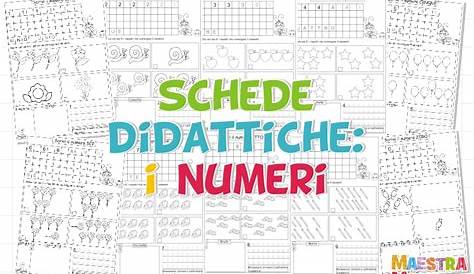 Schede Didattiche Matematica Scuola Dell'infanzia / Schede Di