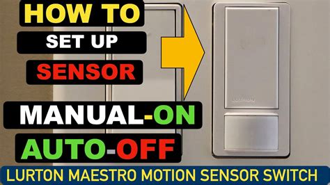 maestro sensor switch instructions