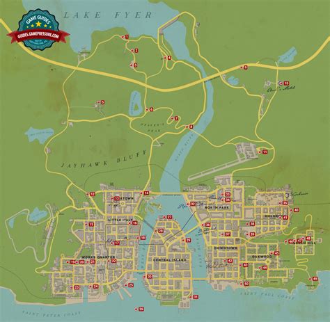 mafia 1 collectibles map
