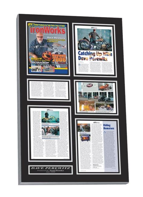 magazine article display frame