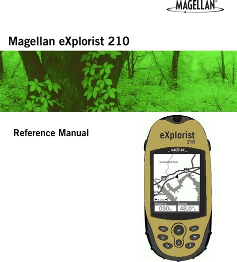 magellan explorist 210 manual