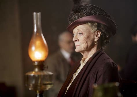 maggie smith in downton