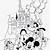 magic kingdom coloring pages