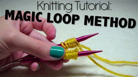 Circular Needle Magic Loop Knitting Method Joanne's Web