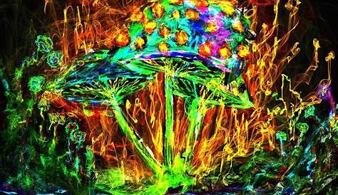 Psychedelic Mushrooms by EricTonArts on DeviantArt
