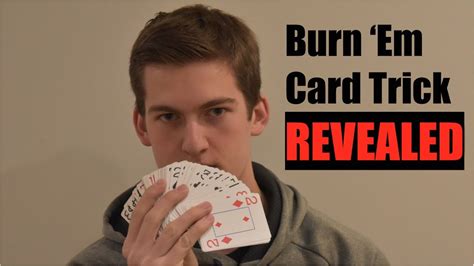 Magic Card Trick Burn Em