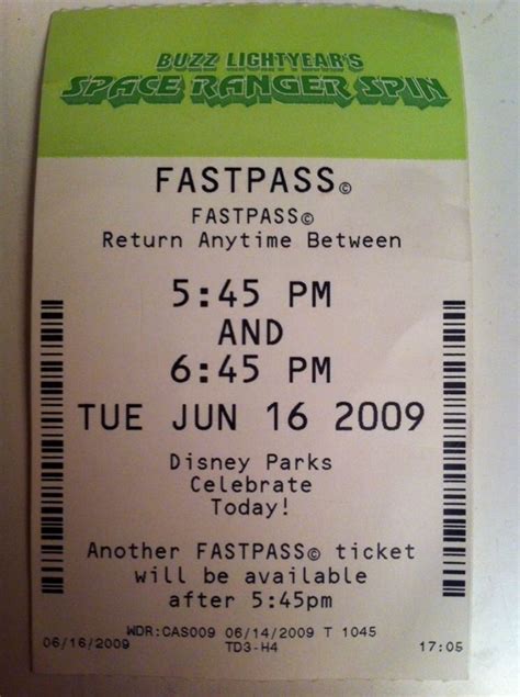 magic kingdom fastpass tickets