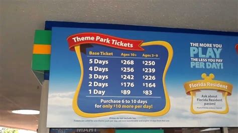 magic kingdom orlando tickets for theme parks