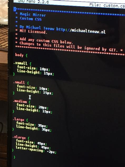 Magic Mirror Custom Css Example