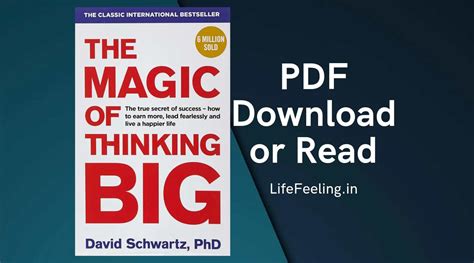 Magic Of Thinking Big Book Pdf
