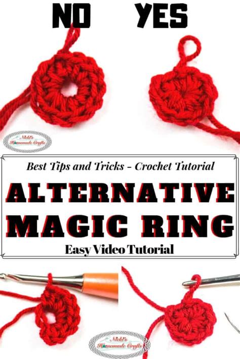How to Crochet the Alternative Magic Ring Easily Video Tutorial