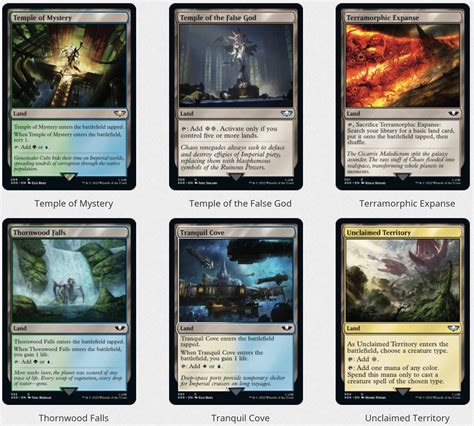 Magic The Gathering Temple Lands