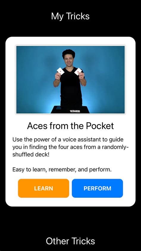 Magic Trick 1 App Tutorial