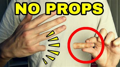 Magic Tricks Easy No Props
