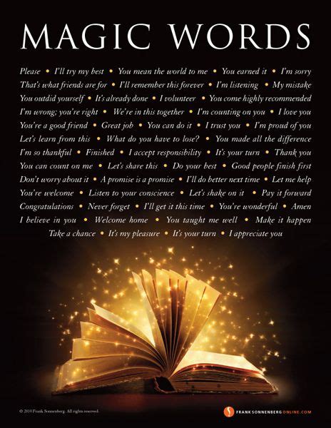 magic words examples with meaning