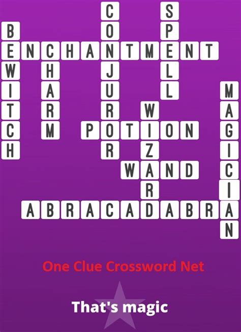 THE MAGICIAN'S NEPHEW Crossword WordMint