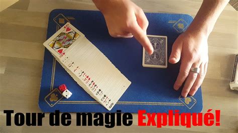 tour de magie avec des carte facile et impressionnant (expliqué) YouTube