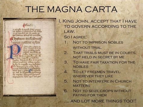 magna carta definition middle ages