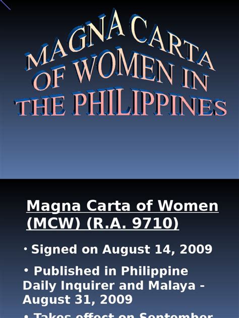 magna carta for women's leave section 18