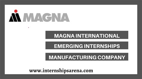 magna international internships