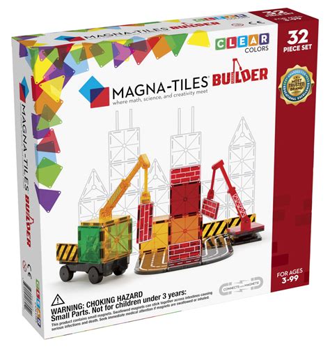 magna tiles builder 32 piece set