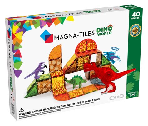 magna tiles dino world 40