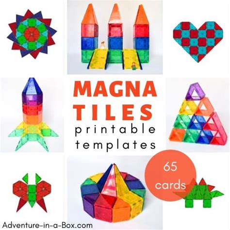 magna tiles free printables