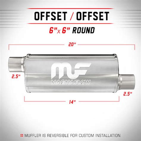 magnaflow 6 inch round muffler