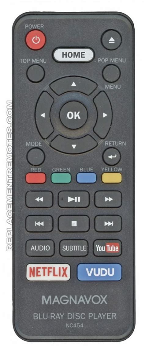 magnavox dvd remote codes