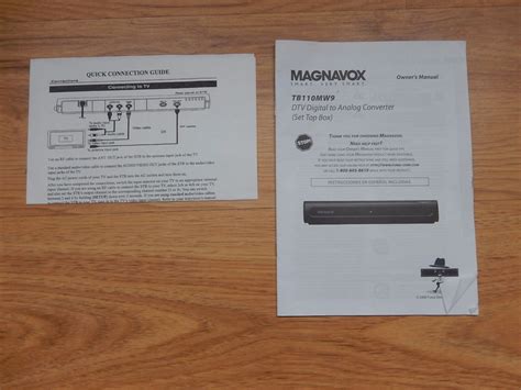 magnavox tv converter box