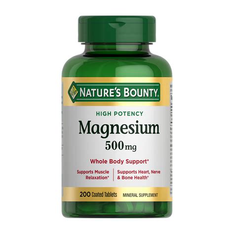 Boost Your Health with Magnesium 500 mg: Unlock the Power of This Essential Mineral
