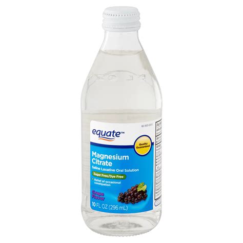 Equate Cherry Flavor Magnesium Citrate Saline Laxative Oral Solution