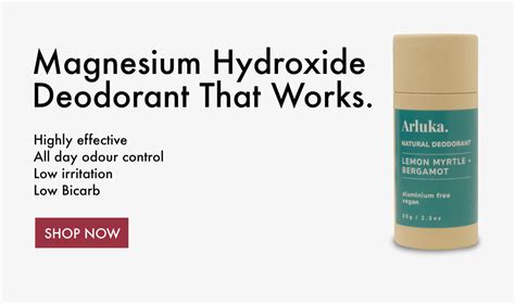 Magnesium Hydroxide As Deodorant