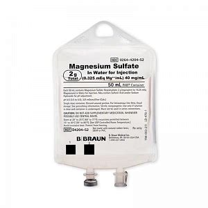 Magnesium Sulphate Iv Solution