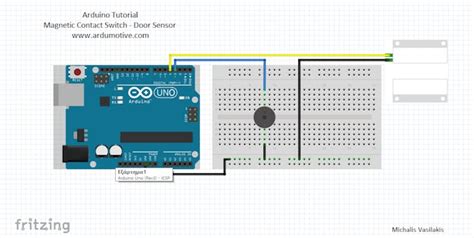 Magnetic Door Sensor Arduino Code