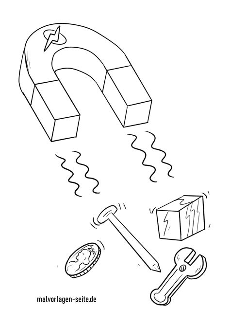 magnetic forces coloring page