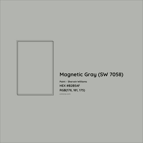 Magnetic Gray Color Code