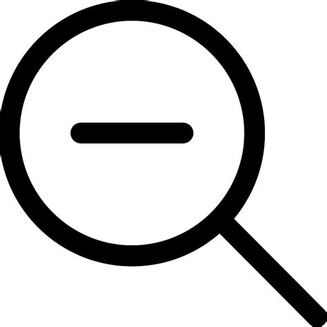 Magnifier Icon Remove